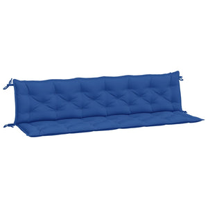 vidaXL Gartenbank-Auflagen 2 Stk. Blau 200x50x7 cm Oxford-Gewebe