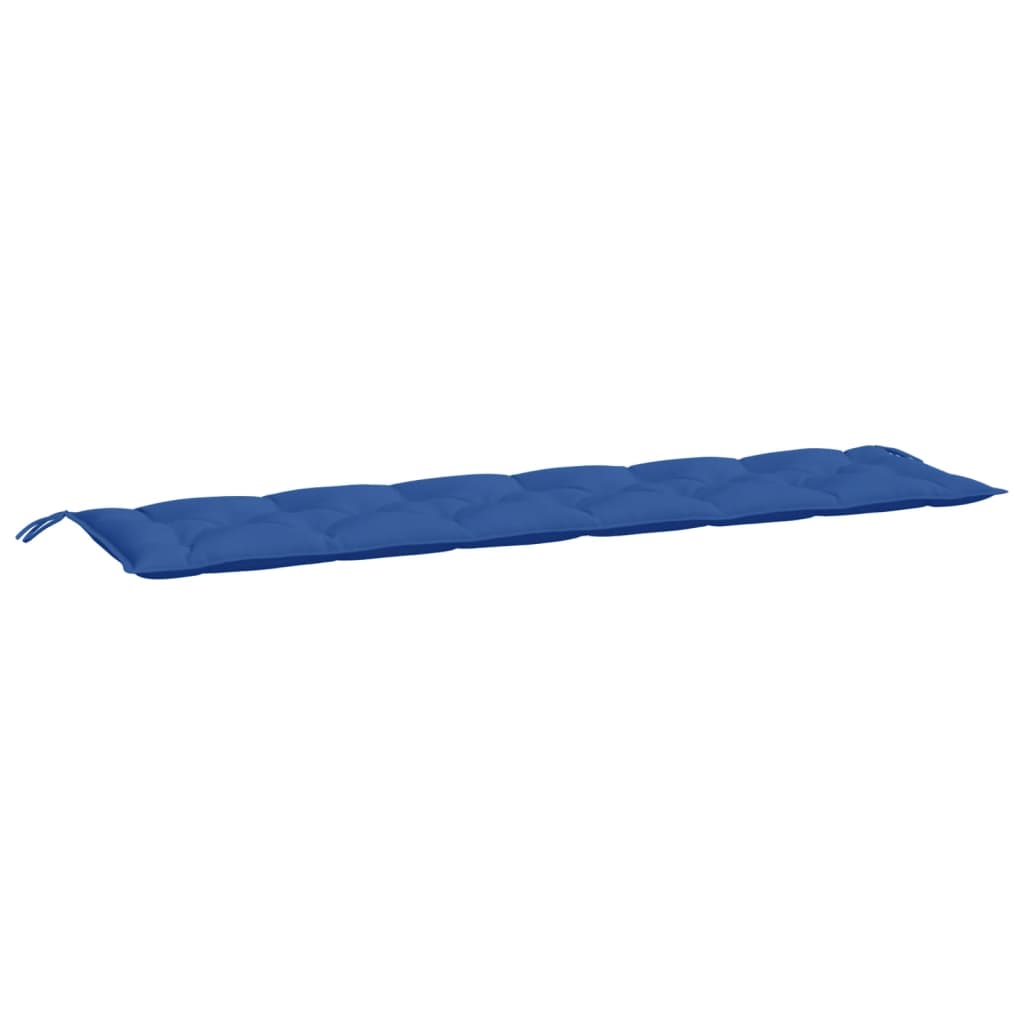 vidaXL Gartenbank-Auflagen 2 Stk. Blau 200x50x7 cm Oxford-Gewebe