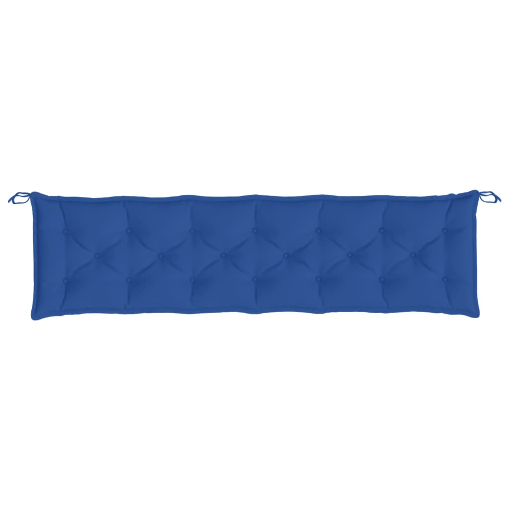 vidaXL Gartenbank-Auflagen 2 Stk. Blau 200x50x7 cm Oxford-Gewebe