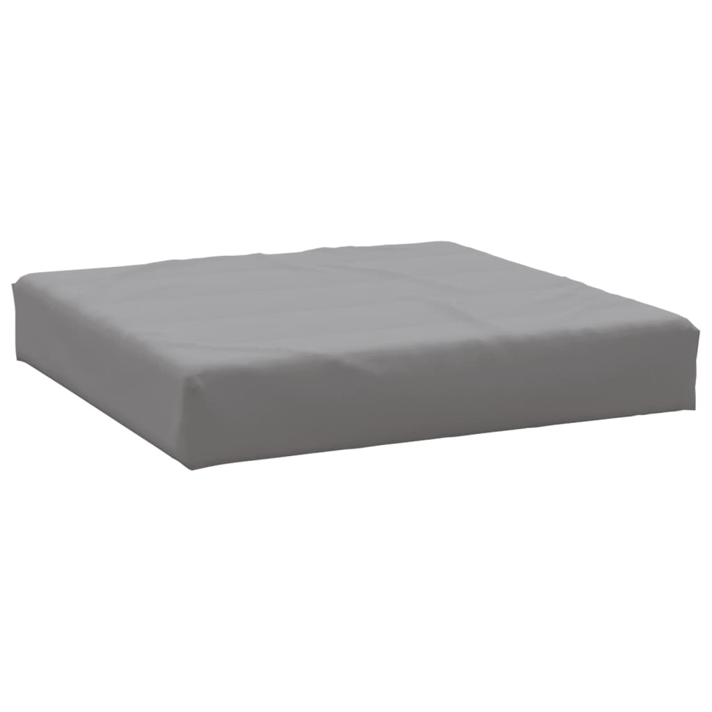 vidaXL Palettenkissen Grau 60x60x8 cm Oxford-Gewebe