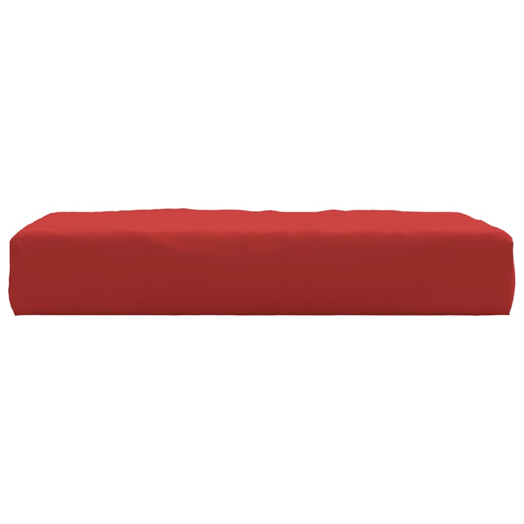 vidaXL Palettenkissen Rot 60x60x8 cm Oxford-Gewebe