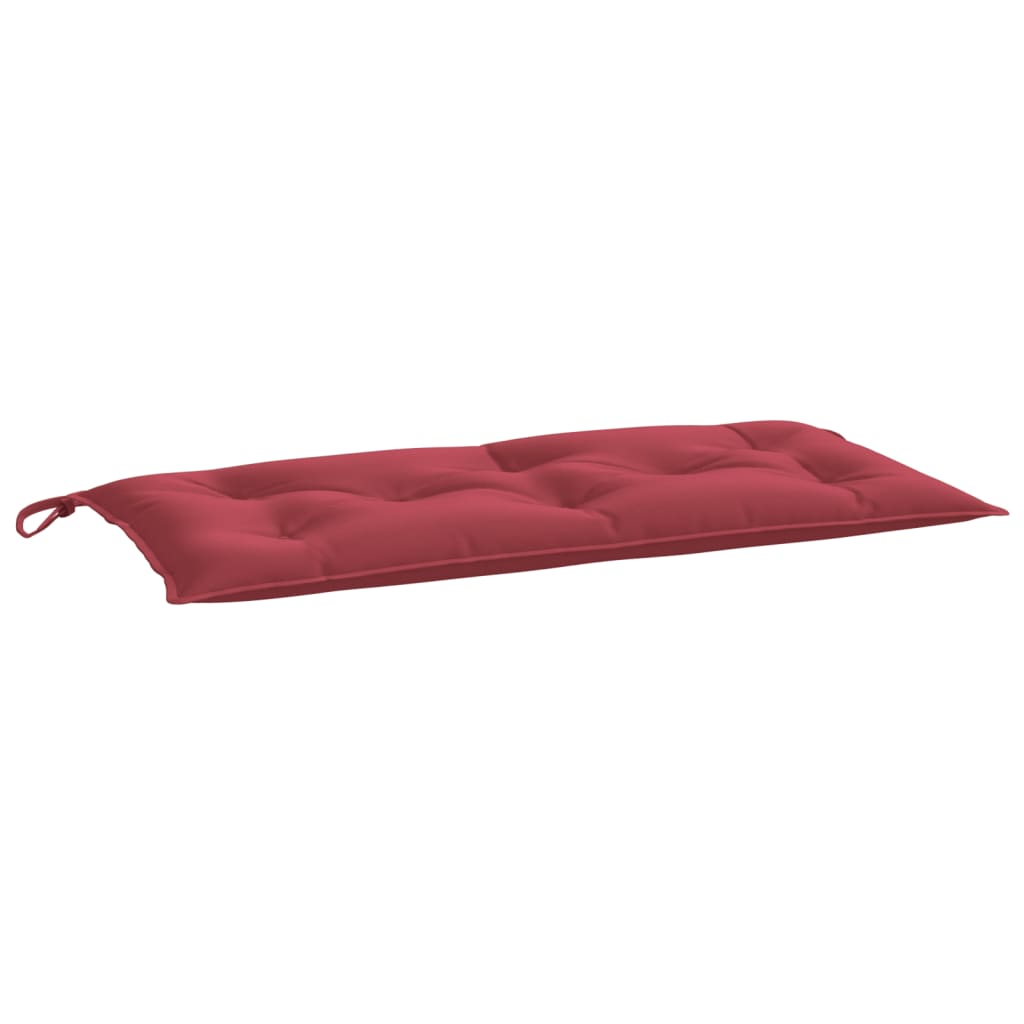 vidaXL Gartenbank-Auflage Weinrot 110x50x7 cm Oxford-Gewebe