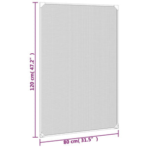 vidaXL Magnet-Insektenschutz für Fenster Anthrazit 80x120 cm