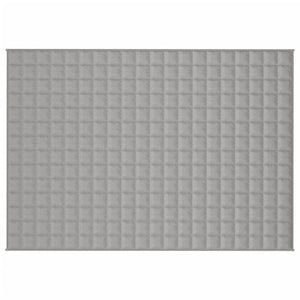 vidaXL Gewichtsdecke Grau 140x200 cm 6 kg Stoff