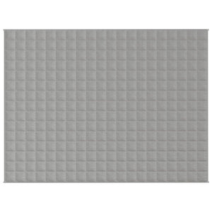 vidaXL Gewichtsdecke Grau 152x203 cm 7 kg Stoff