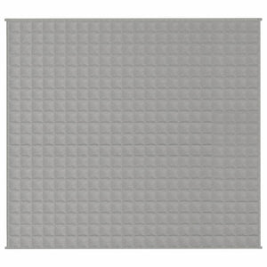 vidaXL Gewichtsdecke Grau 200x220 cm 9 kg Stoff