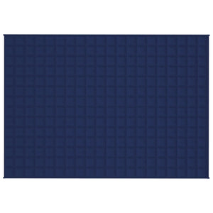 vidaXL Gewichtsdecke Blau 135x200 cm 6 kg Stoff