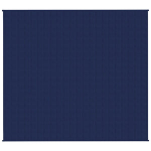 vidaXL Gewichtsdecke Blau 200x220 cm 9 kg Stoff