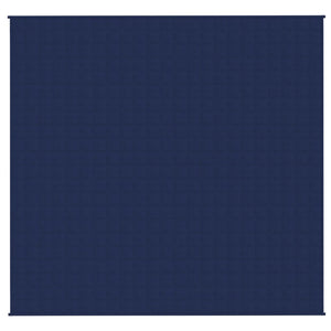 vidaXL Gewichtsdecke Blau 220x230 cm 11 kg Stoff