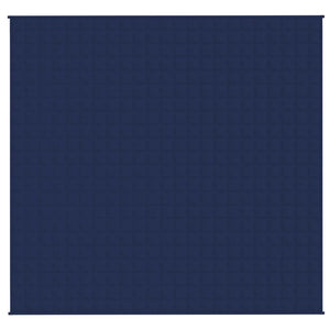 vidaXL Gewichtsdecke Blau 220x240 cm 11 kg Stoff