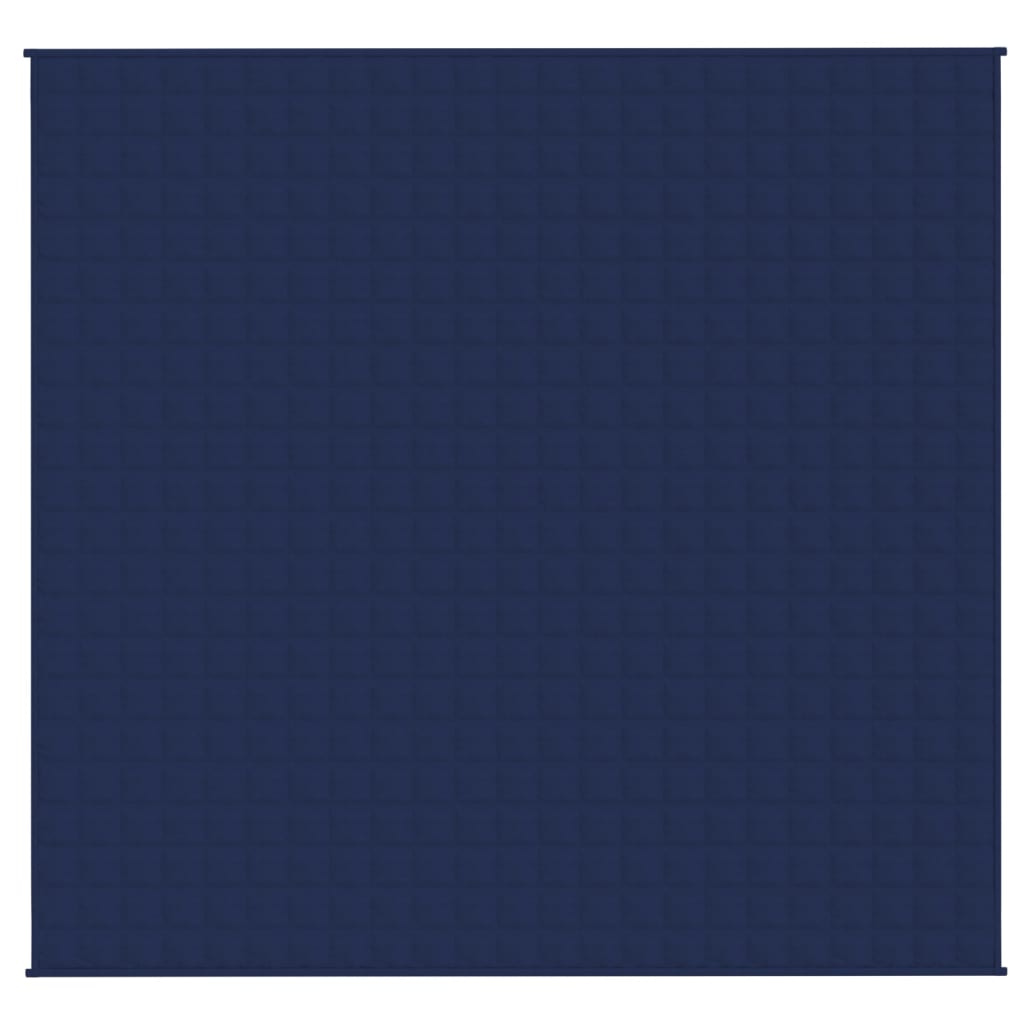 Gewichtsdecke Blau 220x240 cm 15 kg Stoff