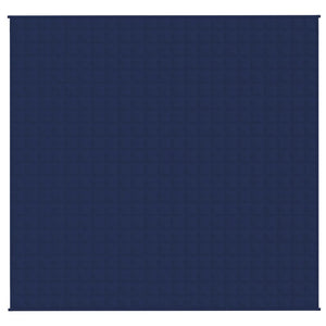 Gewichtsdecke Blau 220x240 cm 15 kg Stoff