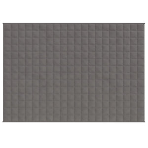 vidaXL Gewichtsdecke Grau 152x203 cm 11 kg Stoff