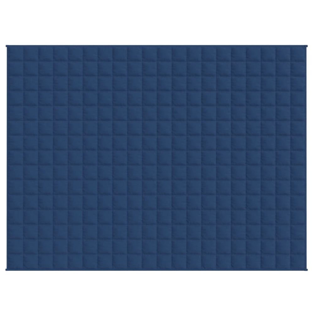 Gewichtsdecke Blau 152x203 cm 7 kg Stoff Stilecasa