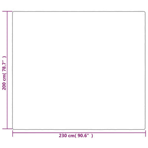 vidaXL Gewichtsdecke mit Bezug Grau 200x230 cm 13 kg Stoff