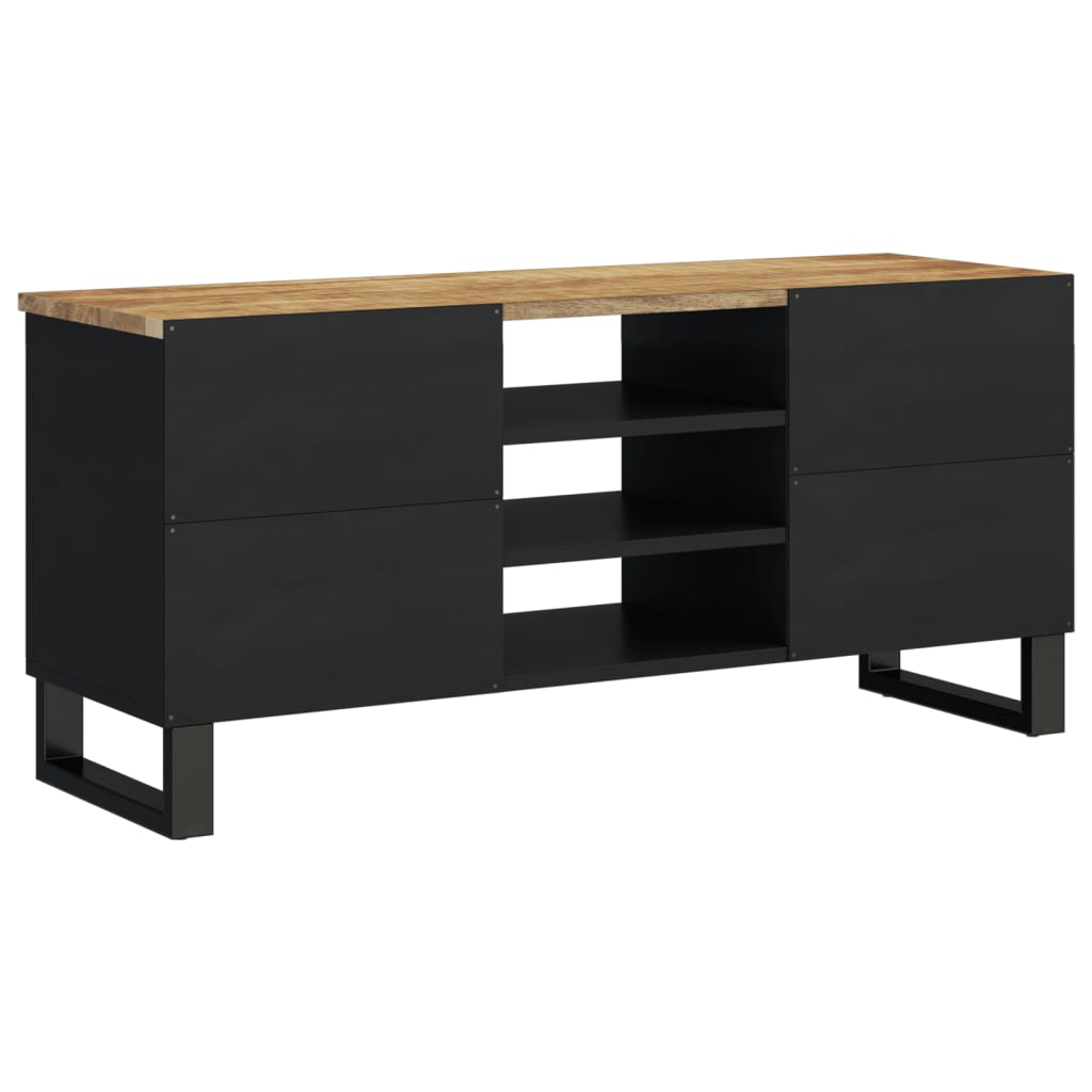 vidaXL TV-Schrank 100x33x46 cm Massivholz Mango & Holzwerkstoff