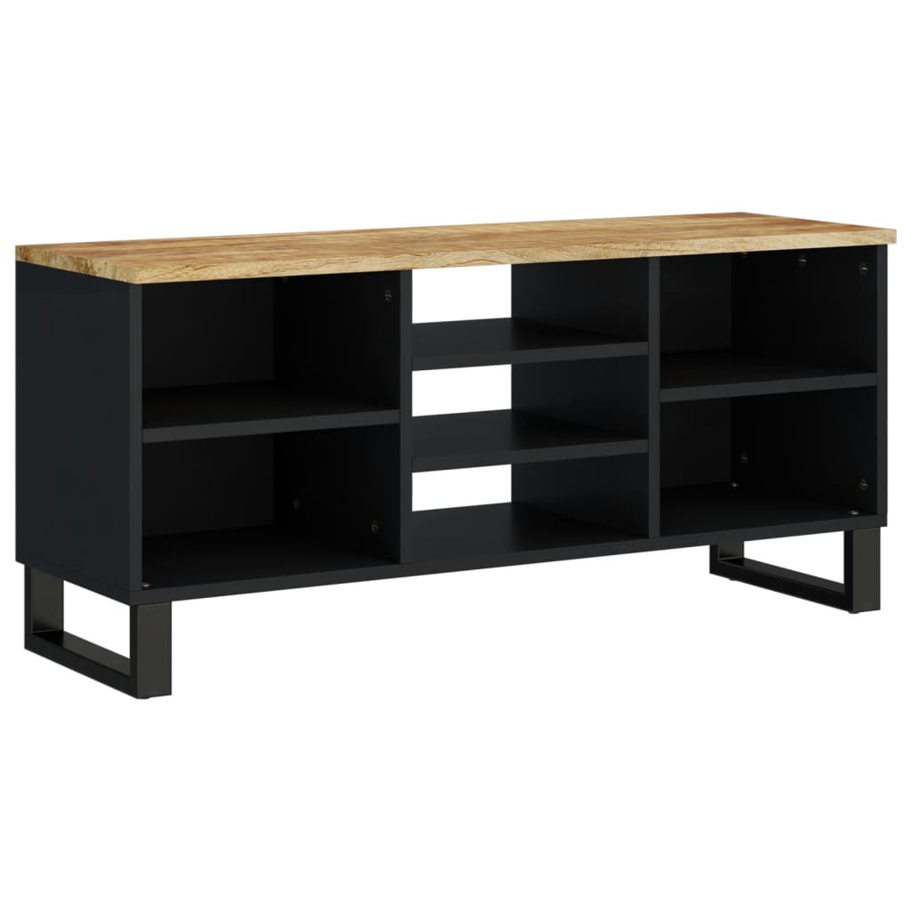 vidaXL TV-Schrank 100x33x46 cm Massivholz Mango & Holzwerkstoff