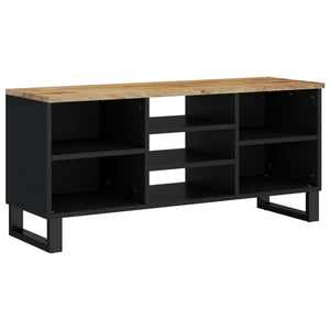 vidaXL TV-Schrank 100x33x46 cm Massivholz Mango & Holzwerkstoff