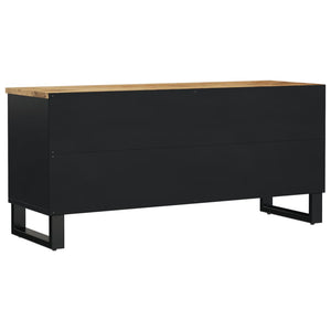 vidaXL TV-Schrank 100x33x46 cm Massivholz Mango & Holzwerkstoff