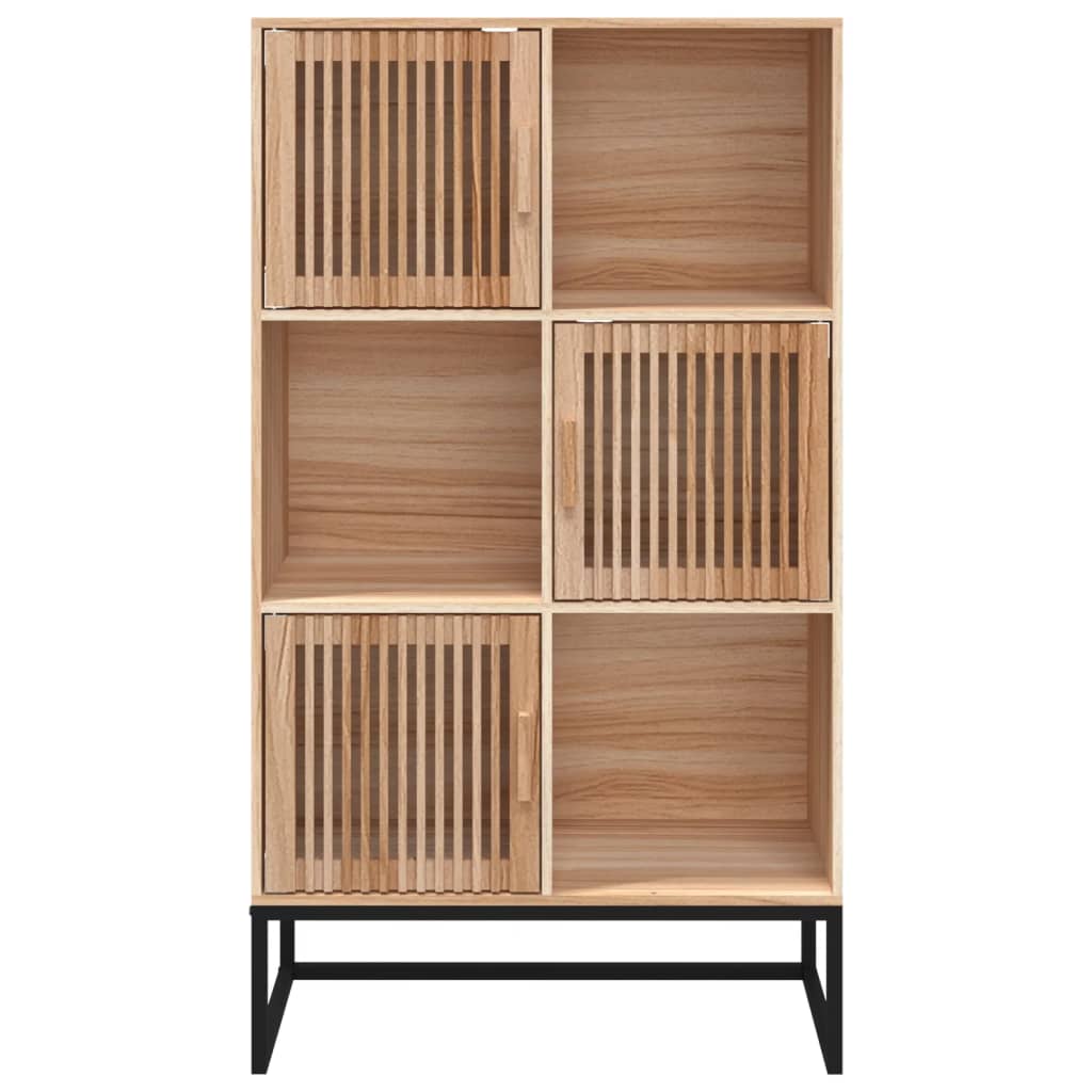 Highboard 70x35x125 cm Holzwerkstoff Stilecasa