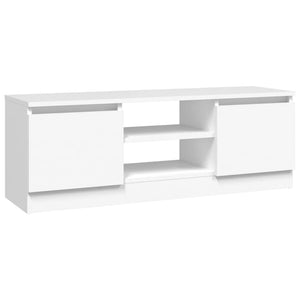 vidaXL TV-Schrank mit Tür Weiß 102x30x36 cm