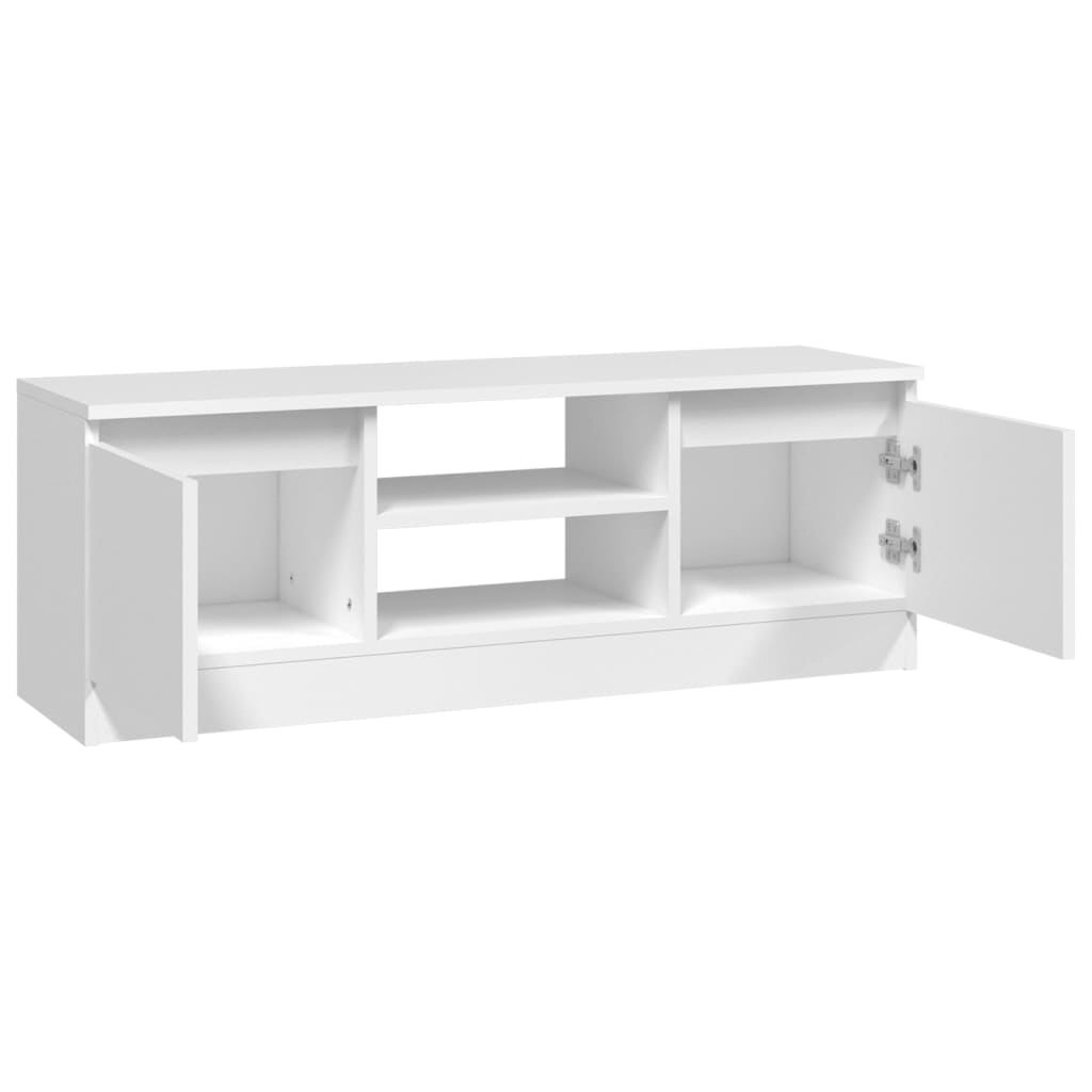 vidaXL TV-Schrank mit Tür Weiß 102x30x36 cm