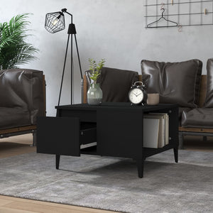 Couchtisch Schwarz 55x55x36,5 cm Holzwerkstoff Stilecasa