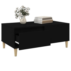 Couchtisch Schwarz 90x50x36,5 cm Holzwerkstoff Stilecasa