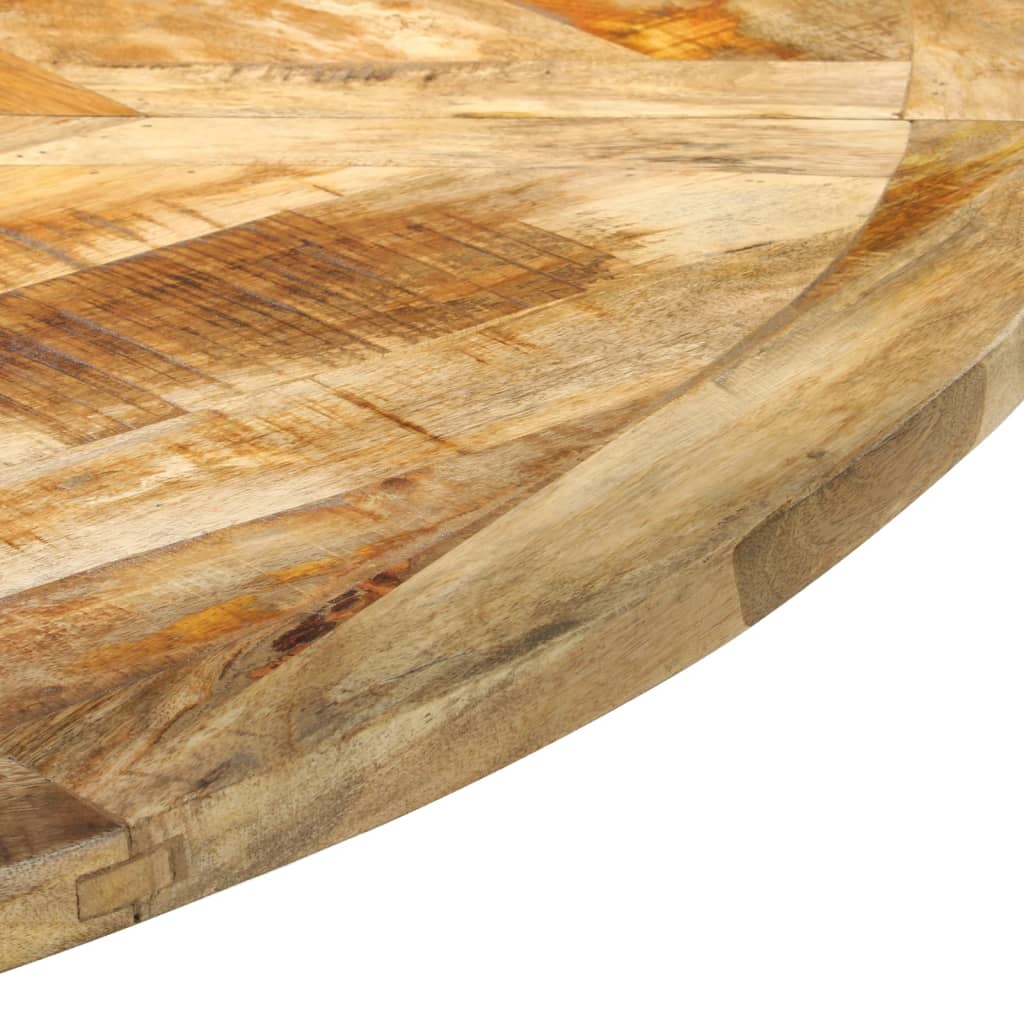 vidaXL Esstisch Ø150x76 cm Massives Raues Mangoholz