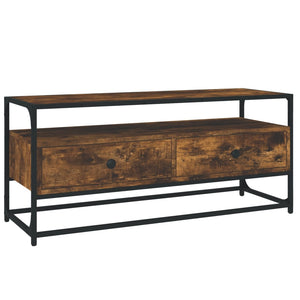 vidaXL TV-Schrank Räuchereiche 100x35x45 cm Holzwerkstoff