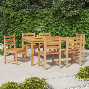 Gartenstühle 6 Stk. Massivholz Teak Stilecasa