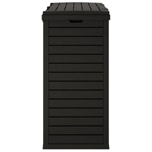 vidaXL Outdoor-Mülltonne Schwarz 78x41x86 cm Polypropylen