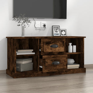 vidaXL TV-Schrank Räuchereiche 99,5x35,5x48 cm Holzwerkstoff