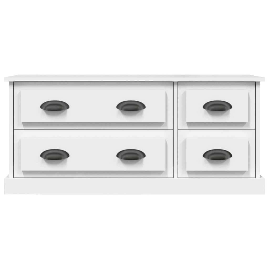 vidaXL TV-Schrank Weiß 100x35,5x45 cm Holzwerkstoff