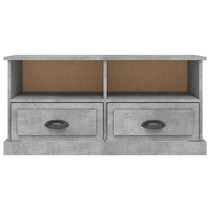 vidaXL TV-Schrank Betongrau 93x35,5x45 cm Holzwerkstoff