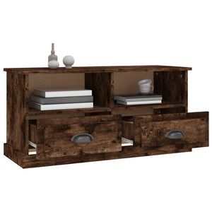 vidaXL TV-Schrank Räuchereiche 93x35,5x45 cm Holzwerkstoff