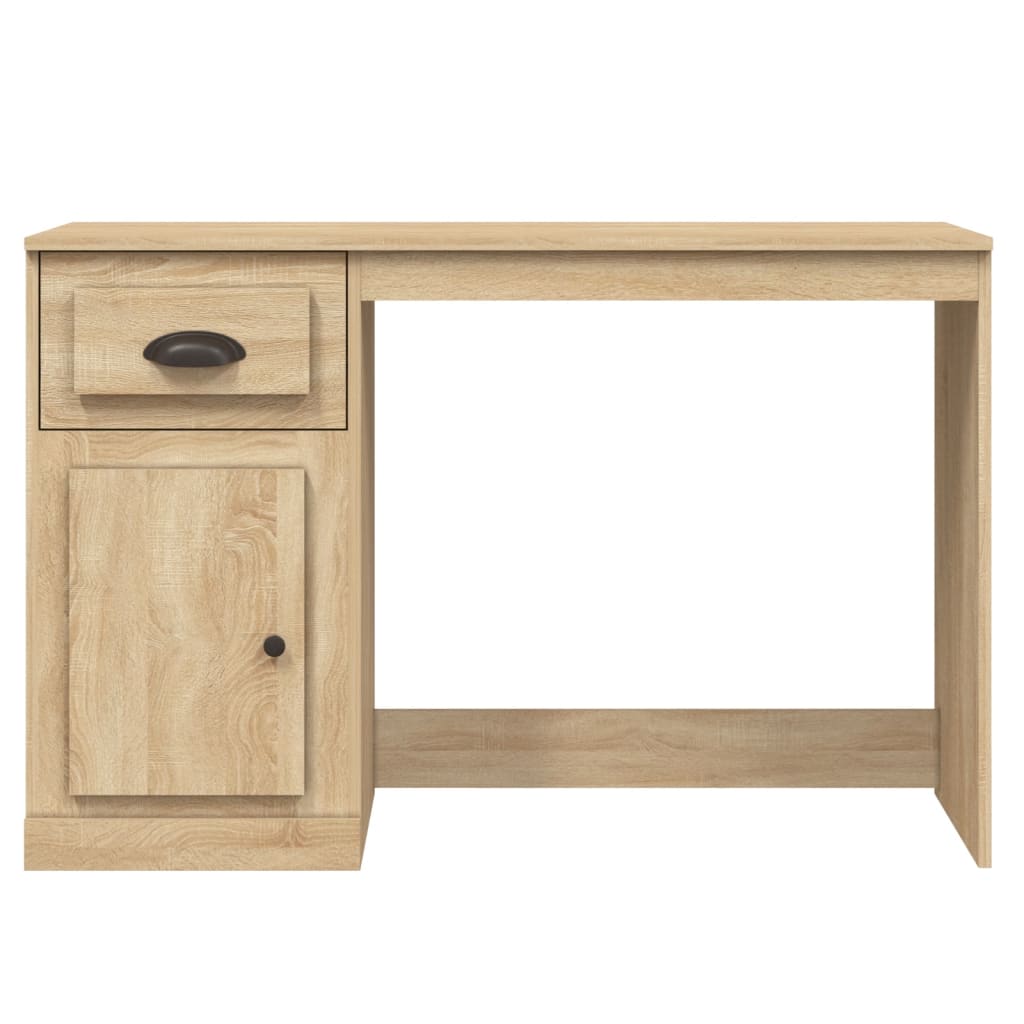 Schreibtisch mit Schublade Sonoma-Eiche 115x50x75 cm Stilecasa