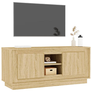 vidaXL TV-Schrank Sonoma-Eiche 102x35x45 cm Holzwerkstoff