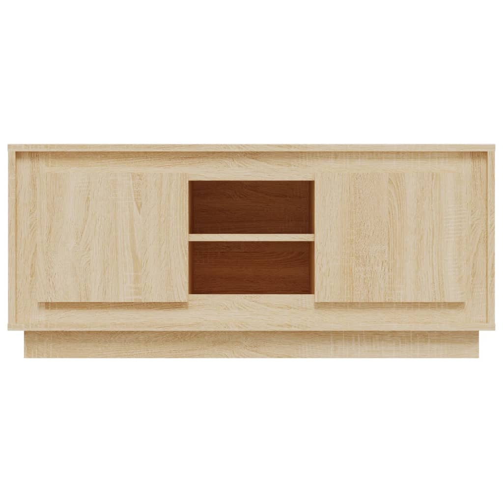 vidaXL TV-Schrank Sonoma-Eiche 102x35x45 cm Holzwerkstoff