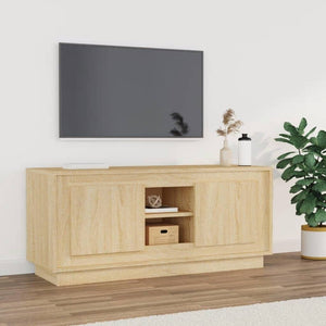 vidaXL TV-Schrank Sonoma-Eiche 102x35x45 cm Holzwerkstoff