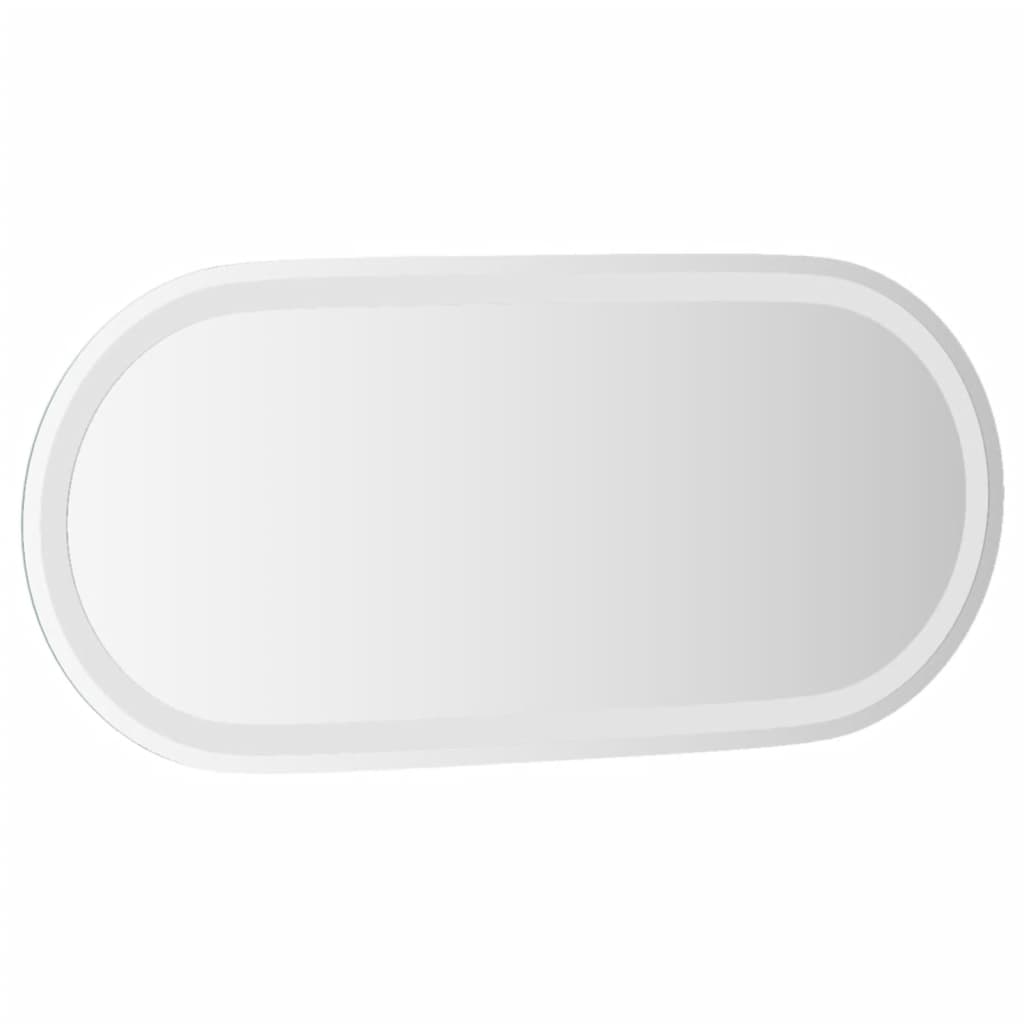 LED-Badspiegel 80x35 cm Oval