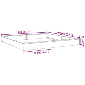 vidaXL Sandkasten mit Sitzen Weiß Quadratisch Massivholz Kiefer