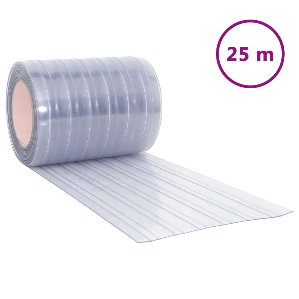 Türvorhang Transparent 300x2,6 mm 25 m PVC Stilecasa