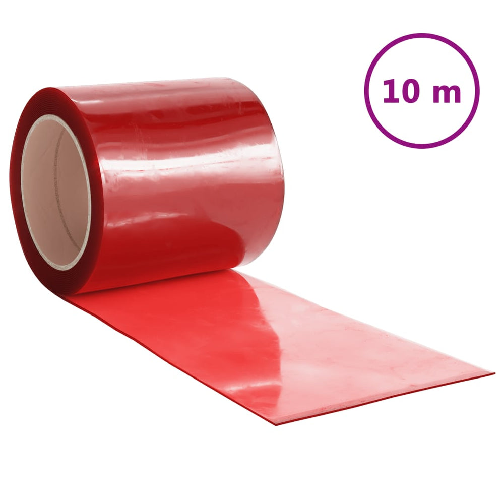 Türvorhang Rot 200x1,6 mm 10 m PVC Stilecasa