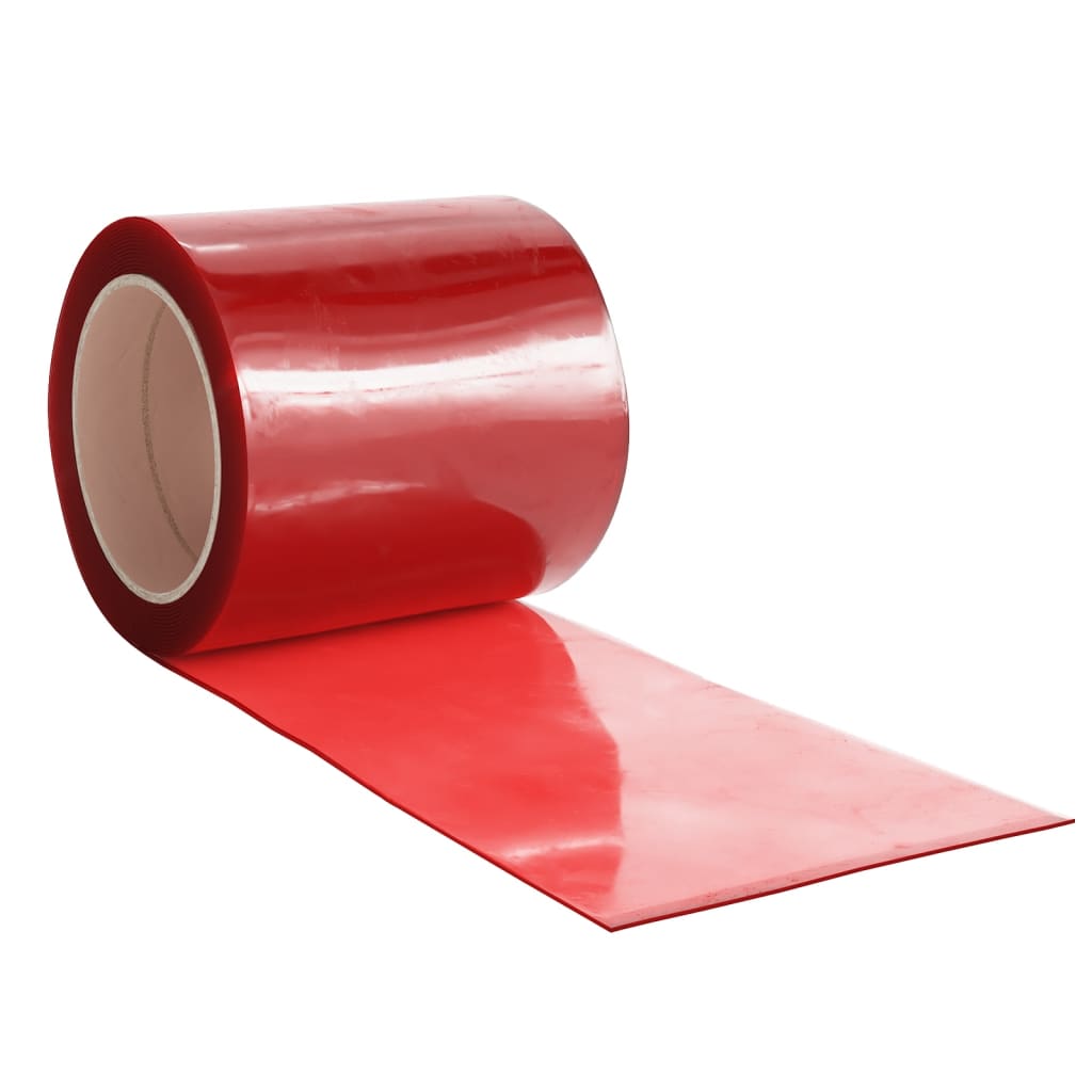 Türvorhang Rot 200x1,6 mm 10 m PVC Stilecasa