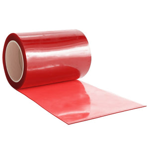 vidaXL Türvorhang Rot 300x2,6 mm 10 m PVC