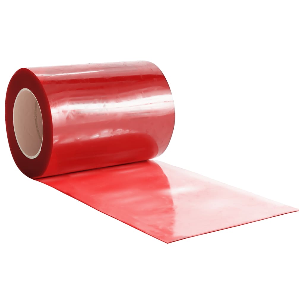 Türvorhang Rot 300x2,6 mm 25 m PVC Stilecasa