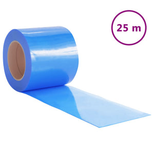 vidaXL Türvorhang Blau 200x1,6 mm 25 m PVC