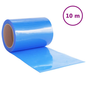 vidaXL Türvorhang Blau 300x2,6 mm 10 m PVC