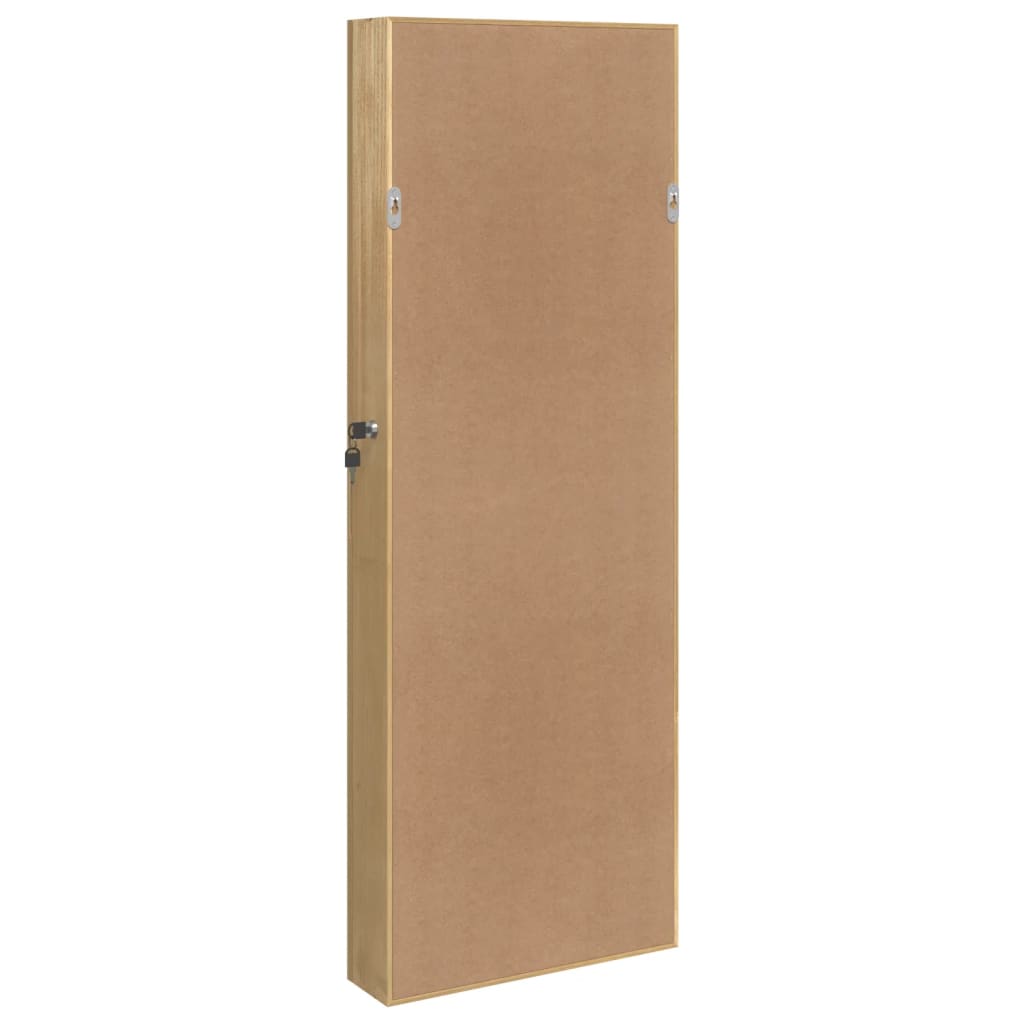 Schmuckschrank mit Spiegel Wandmontage 37,5x10x106 cm Stilecasa